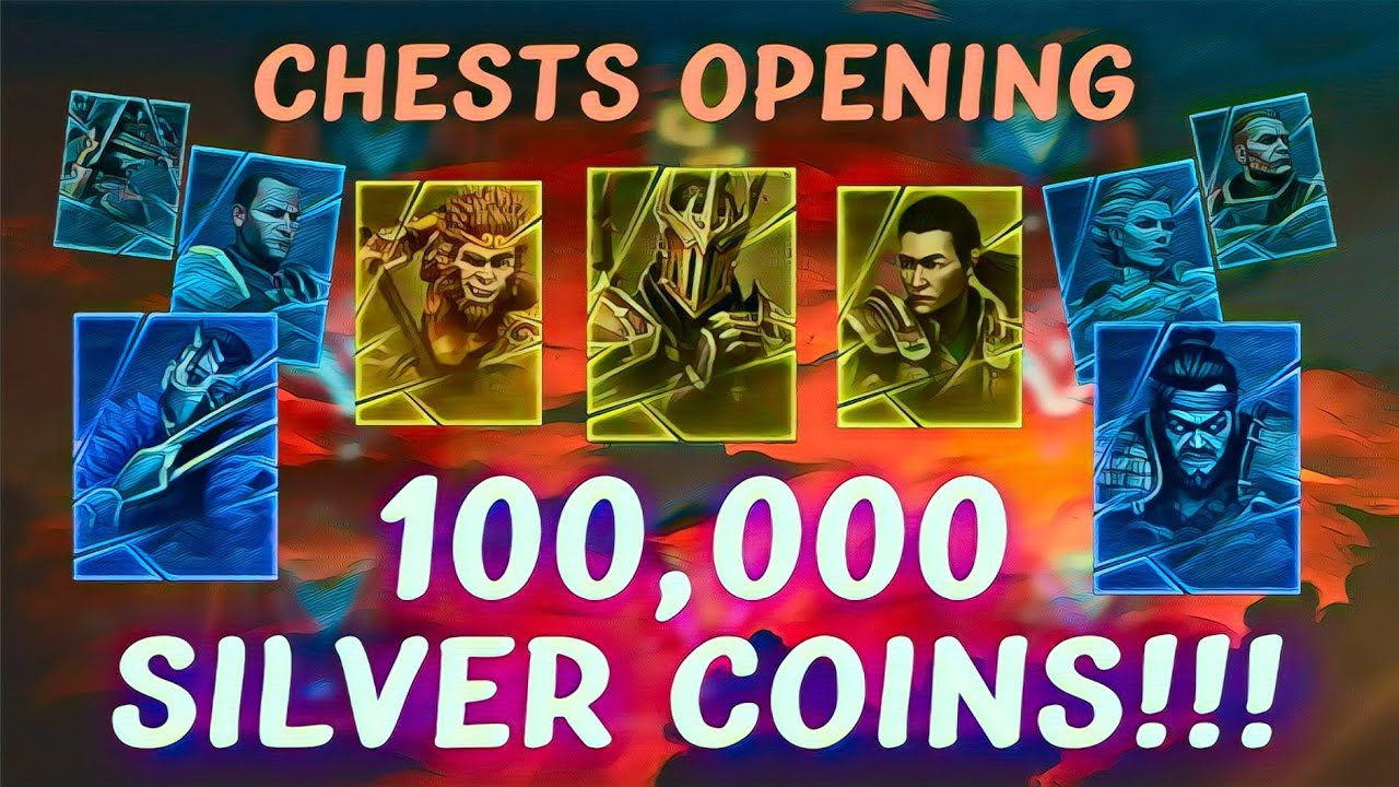 OMG😱 100,000 SILVER COINS CHEST OPENING!!! || Biggest Chest Opening EVER || Shadow Fight 4 Arena