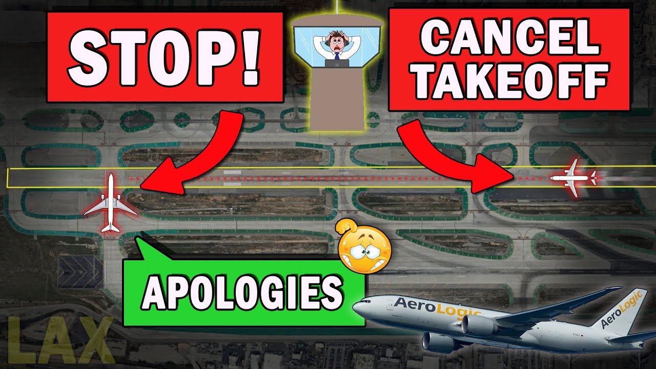 Pilots CROSS WRONG RUNWAY Where Another Plane is Taking Off!