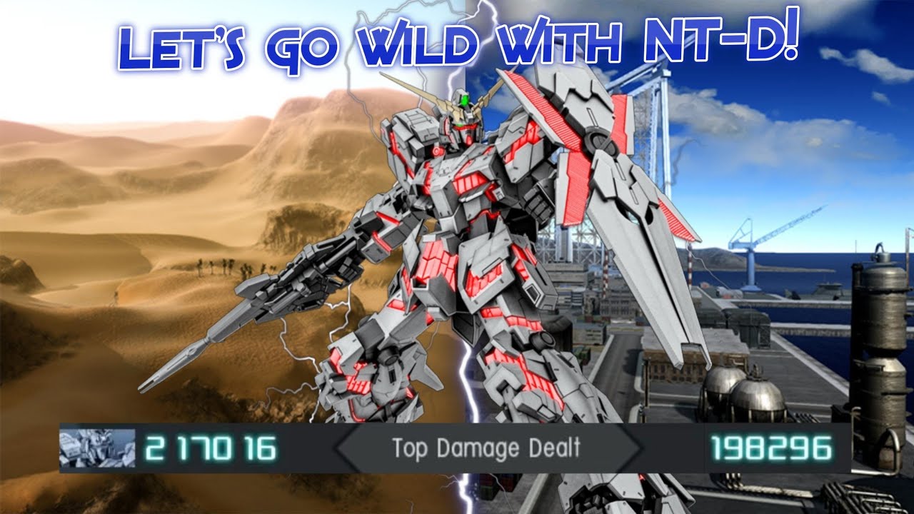 GBO2 RX-0 Unicorn Gundam: Let's go wild with NT-D!