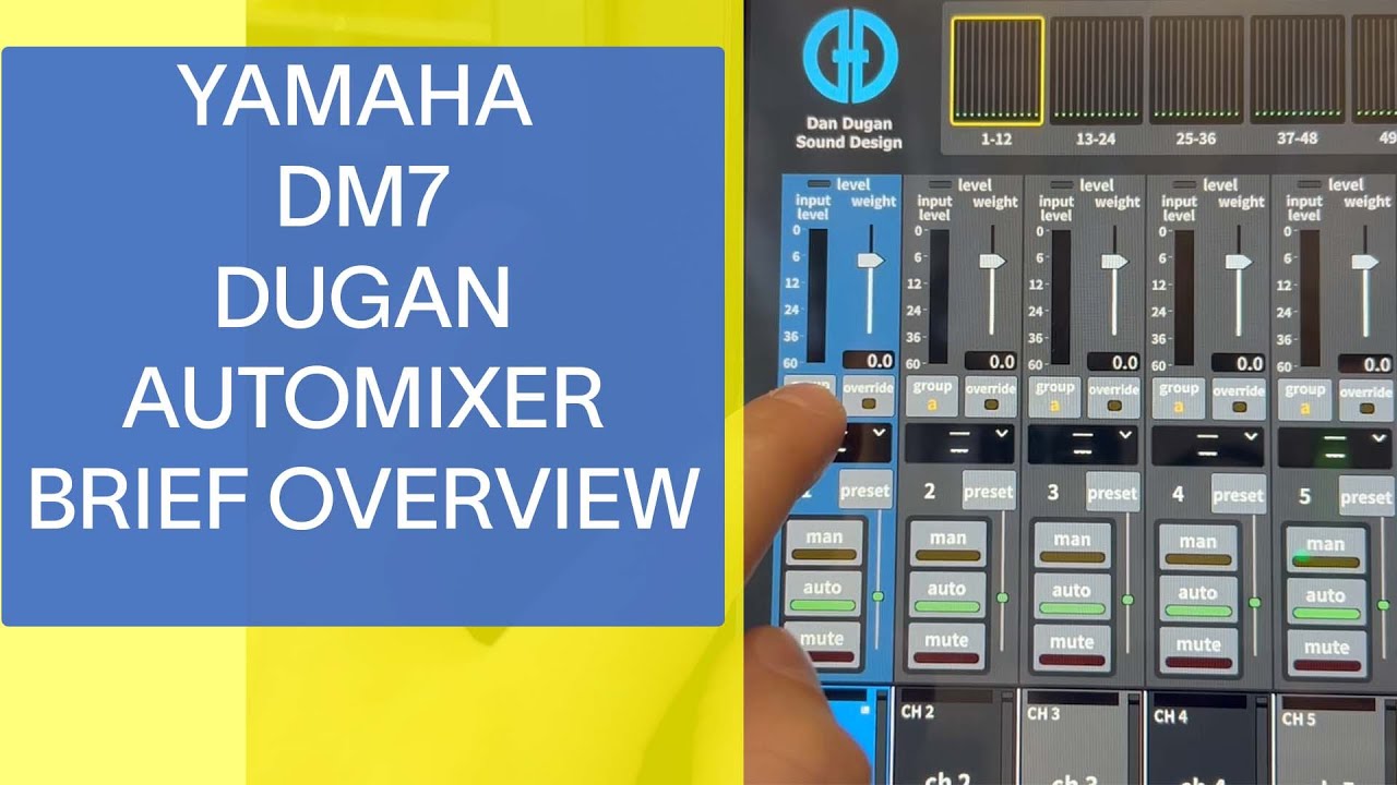 АВТОМИКСЕР YAMAHA DM7 DUGAN КРАТКИЙ ОБЗОР