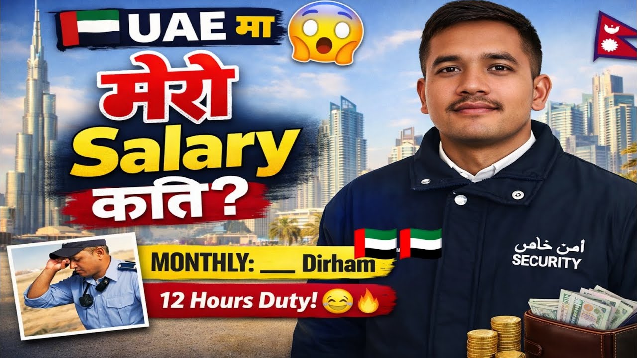 UAE 🇦🇪 ma Mero salary Kati😱? PSBD security guard salary,duty in UAE 🇦🇪🇦🇪🙏🙏