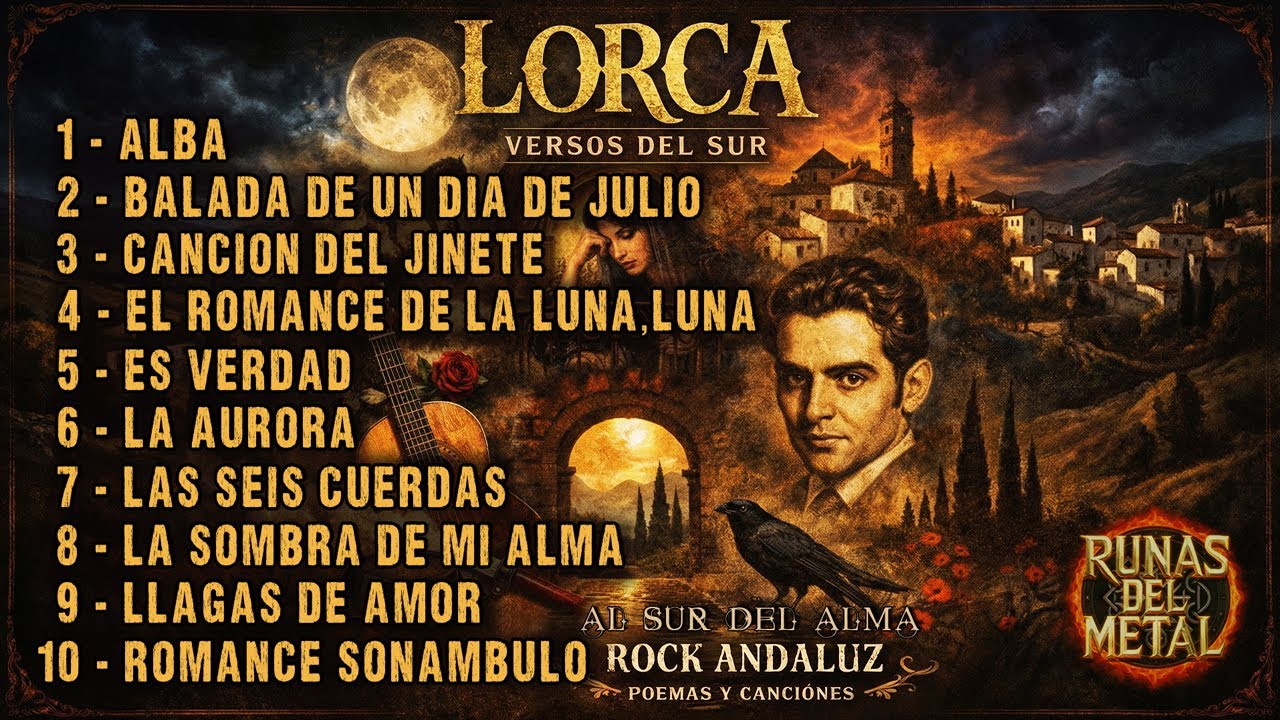 ROCK ANDALUZ - ALBUM:  LORCA (VERSOS DEL SUR) - RUNAS DEL METAL