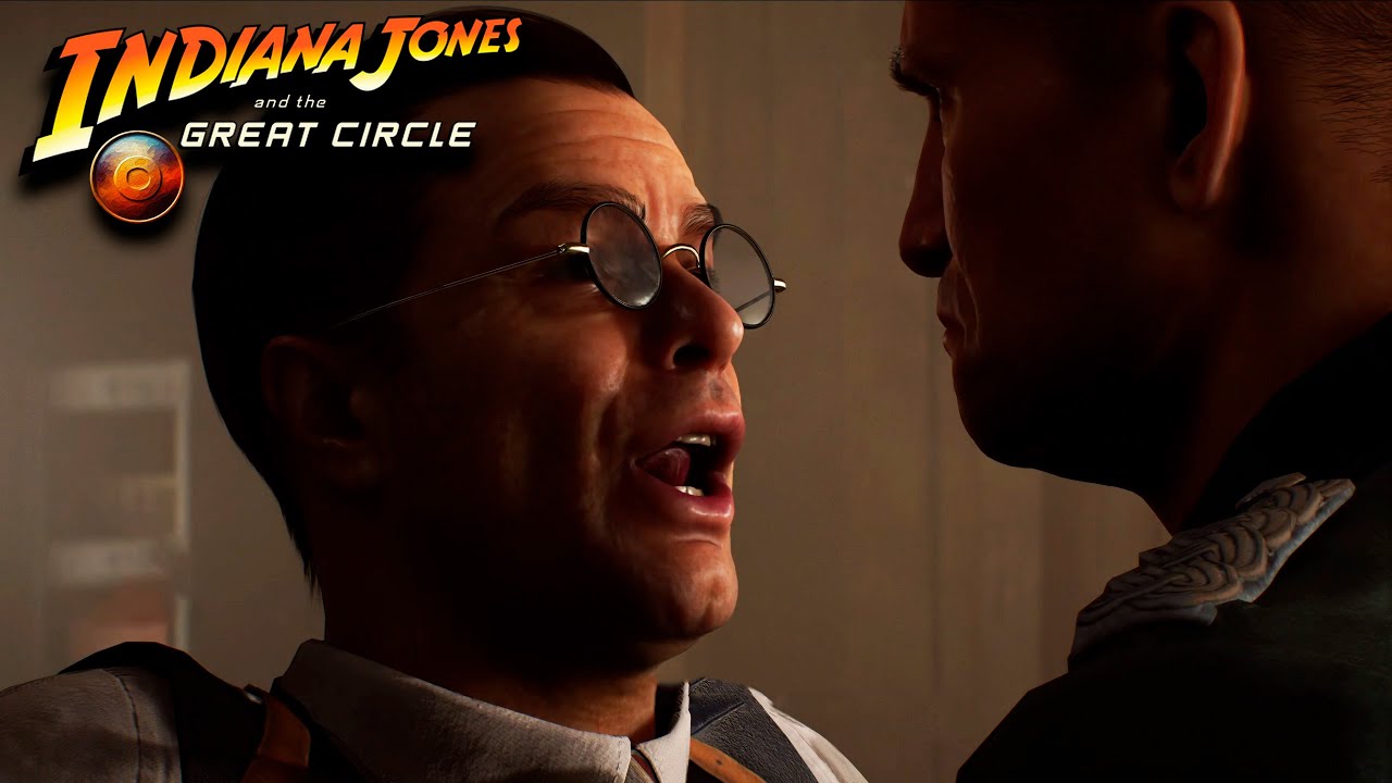 Indiana Jones and the Great Circle 24. Очная ставка с Фоссом и расшифровка языка стражей.