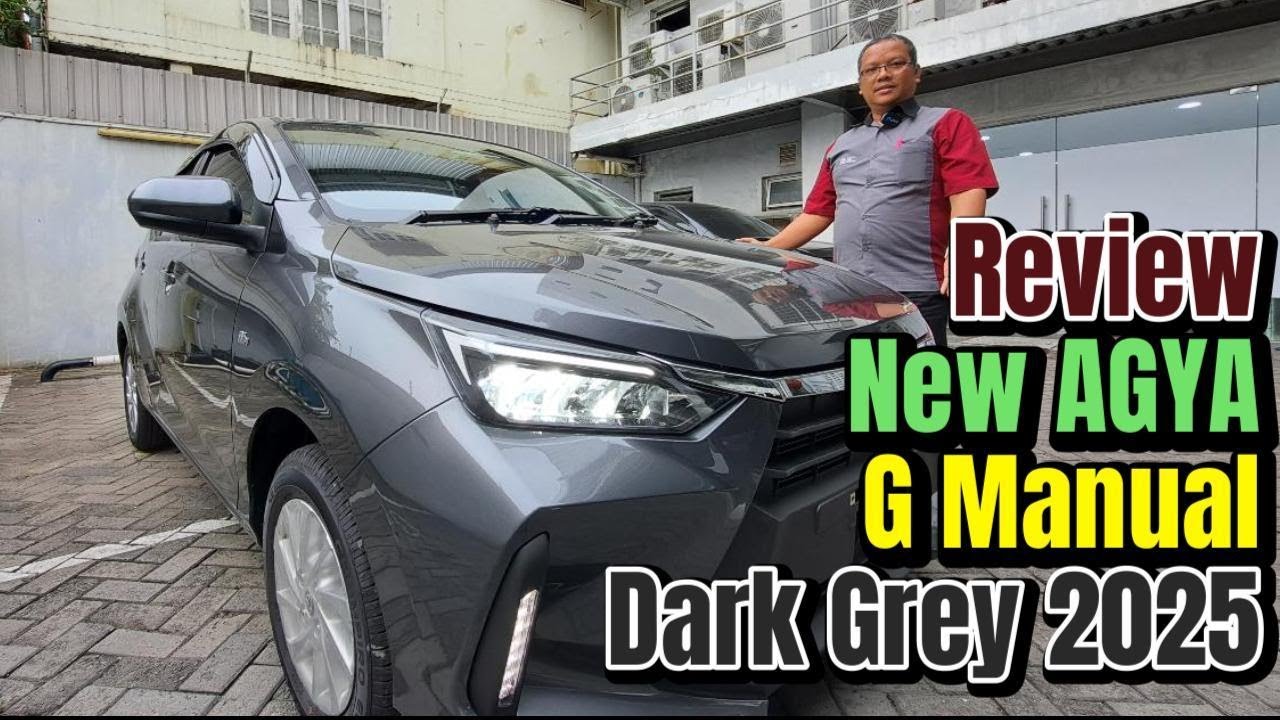 Fitur Sangat Lengkap Pada All New Agya 1.2 G Manual Warna Grey Tahun 2025 |Toyota Medan 085362072000