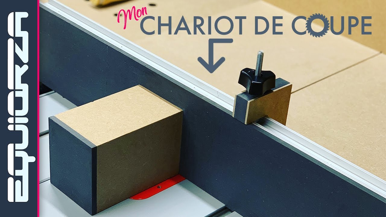 Un Chariot de Coupe pour ma scie sur table Bosch GTS 10 xc 😎