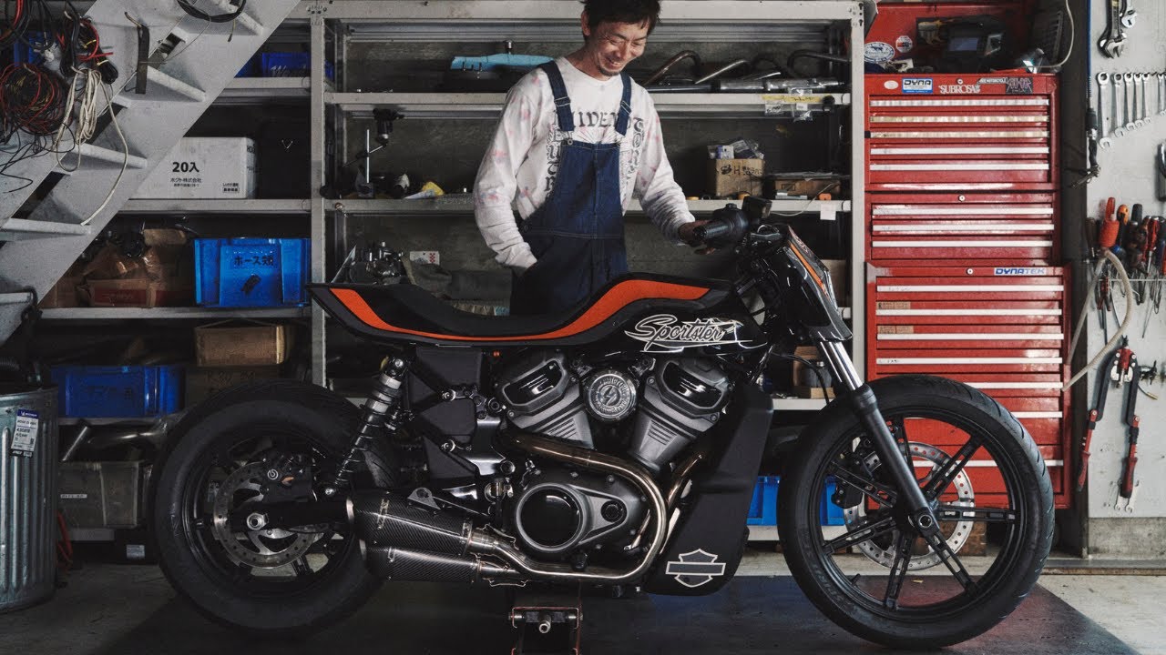 Hideya Togashi, Hide Motorcycles | Custom Harley-Davidson Tracker-Style Nightster Sportster