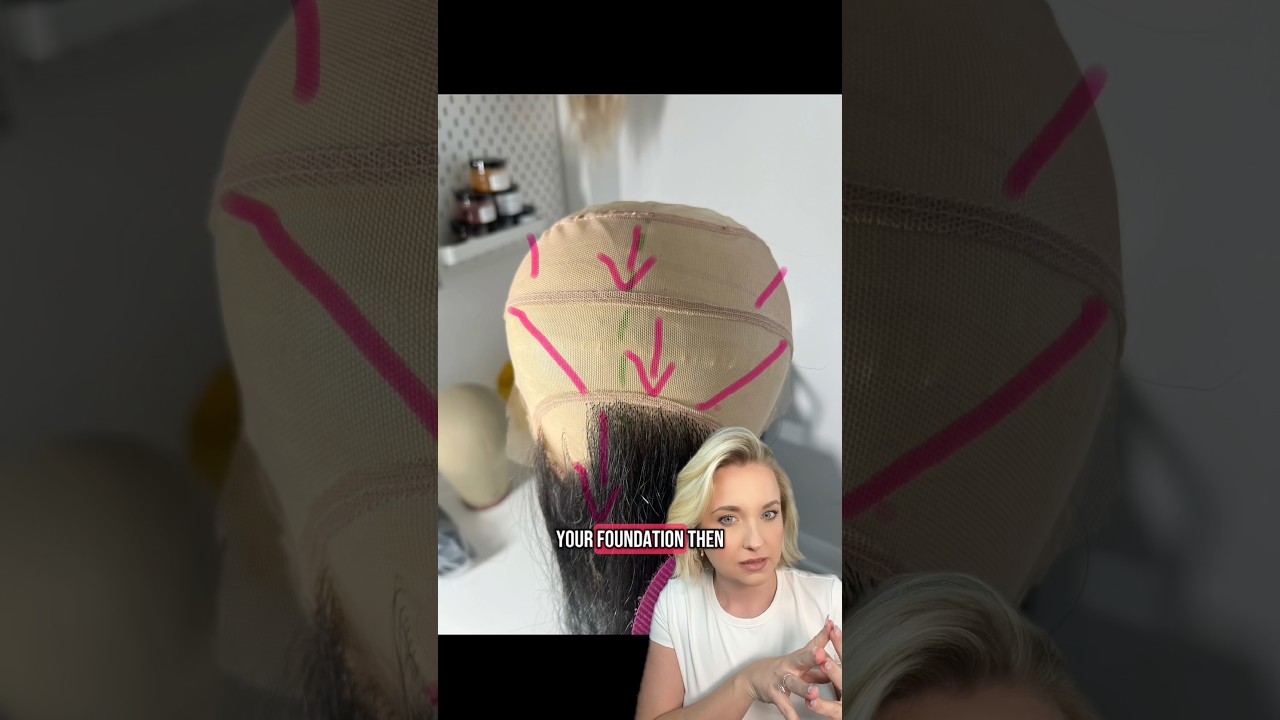 Making a Medical Wig with my clients hair! Part 2 #medicalwigs #wigmaker #wigs