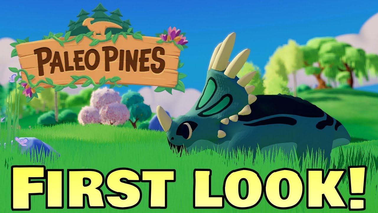 Taming Dinosaurs in this Upcoming Farming Sim! Paleo Pines