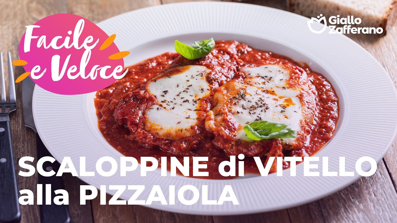 SCALOPPINE DI VITELLO ALLA PIZZAIOLA - RICETTA PERFETTA!🥰🍅🤍
