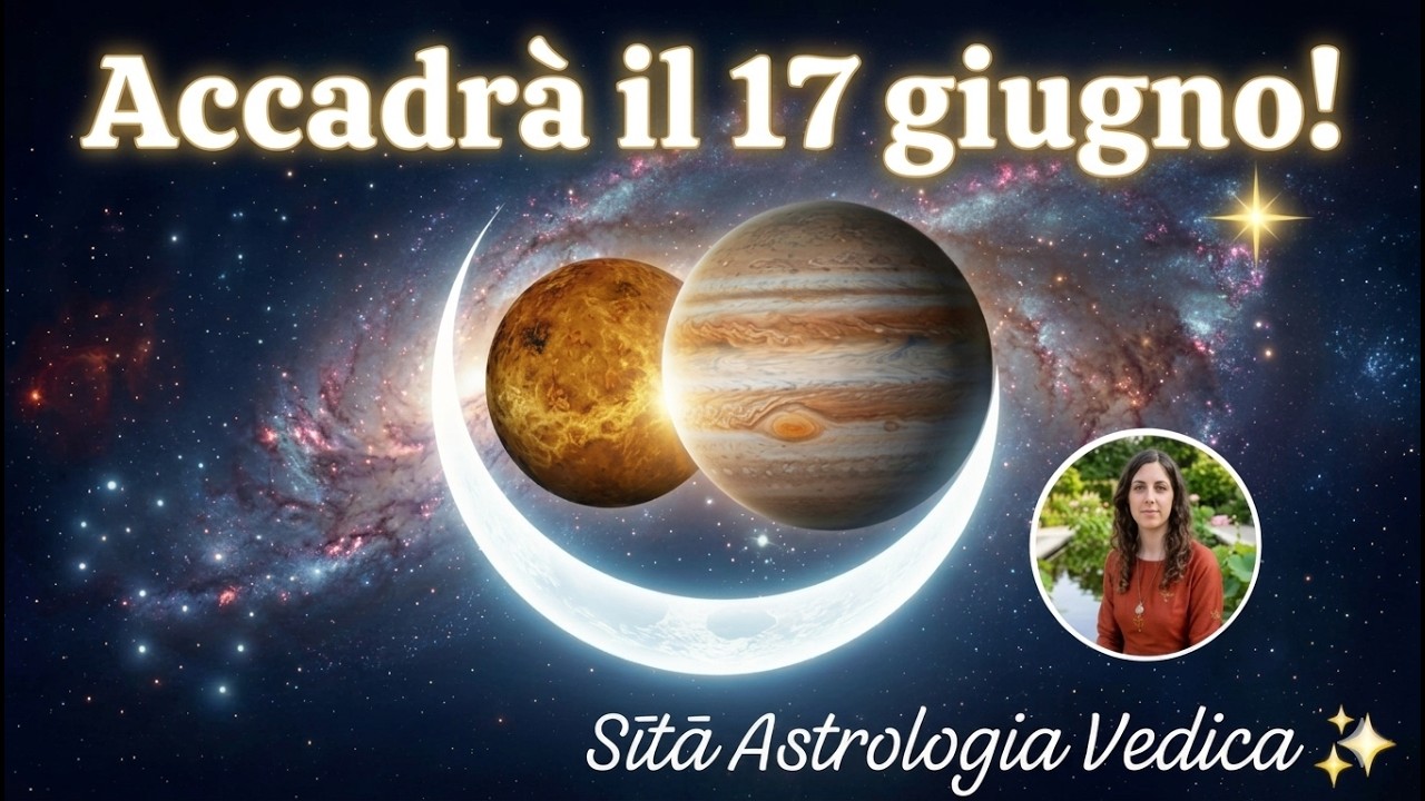 GIOVE, VENERE e LUNA in CANCRO: La rara Congiunzione che Espande il Cuore! Jyotish 2026