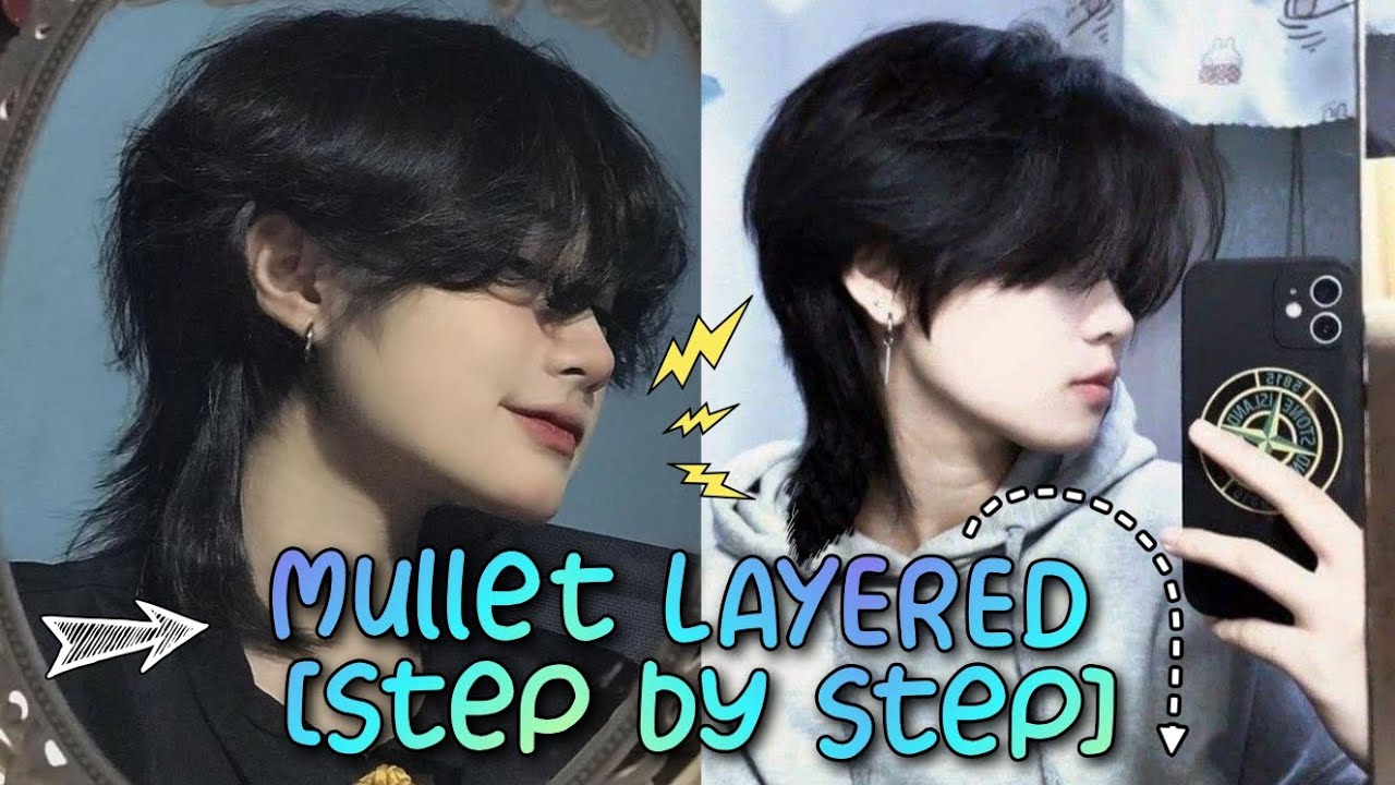 MULLET Layered ✁ (wolfcut) - TUTORIAL [StepbyStep]⚘ 