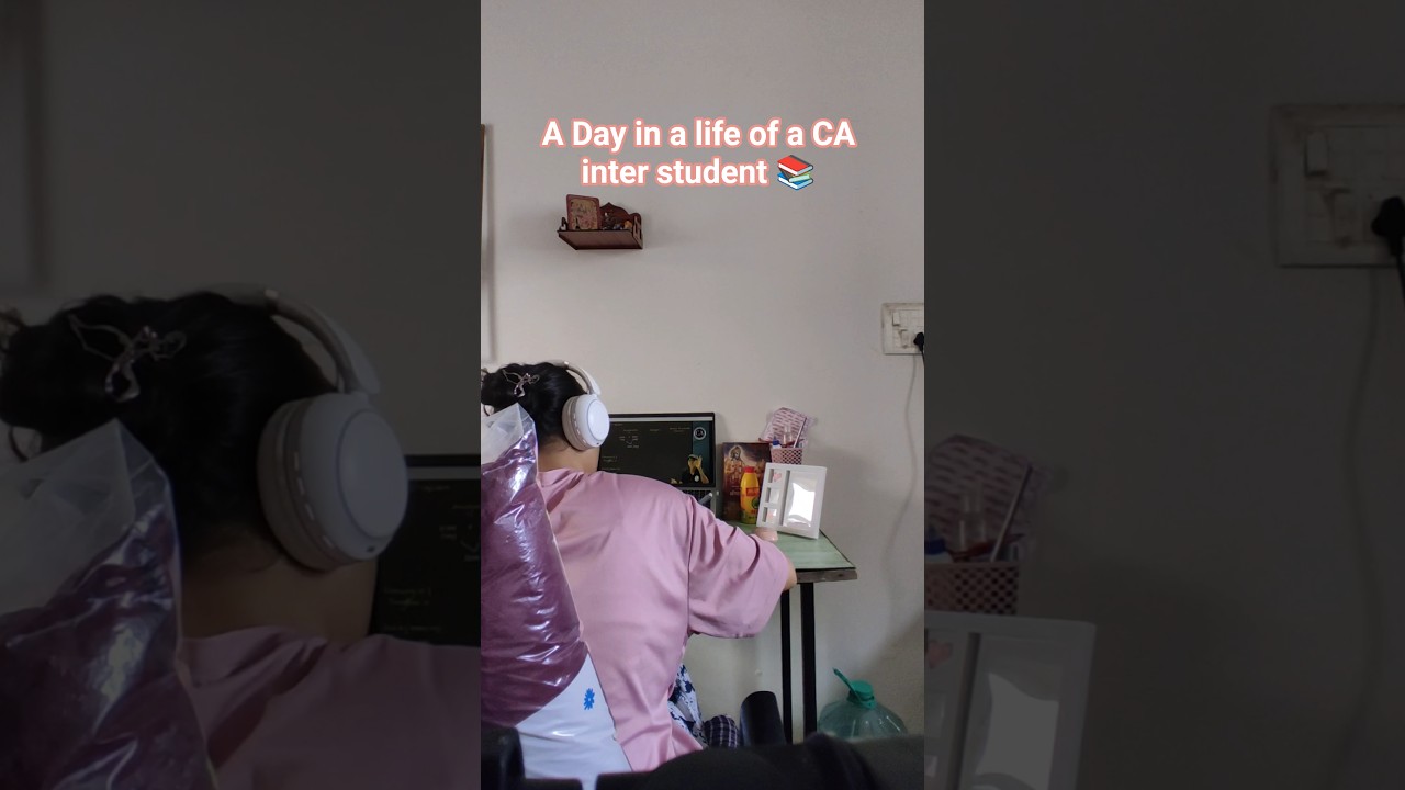 Life of a CA inter student living in PG 🌱 #caintermediate #caaspirants #motivation #dayinmylife