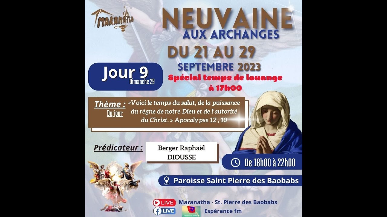 NEUVAINE AUX ARCHANGES - JOUR 9