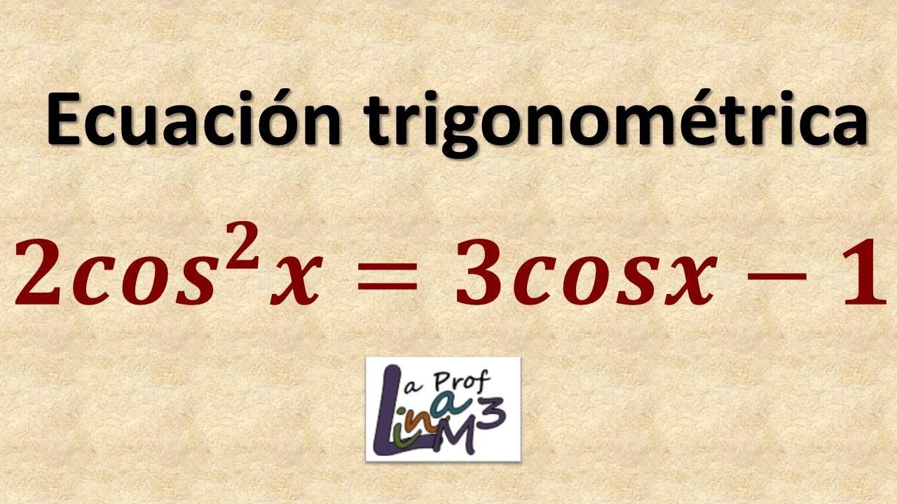 Ecuación trigonométrica | Ejercicio 26 | La Prof Lina M3