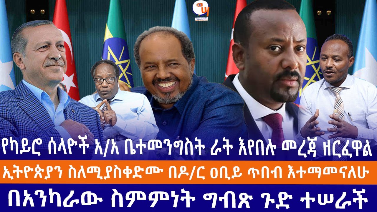 የካይሮ ሰላዮች አ/አ ቤተመንግስት ራት እየበሉ መረጃ ዘርፈዋል ኢትዮጵያን ስለሚያስቀድሙ በዶ/ር ዐቢይ ጥበብ እተማመናለሁ በአንካራው ስምምነት ግብጽ ጉድ ተሠራ