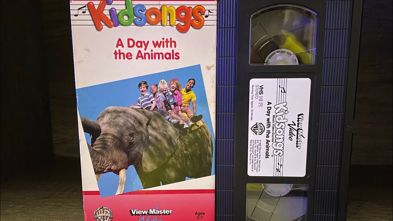 Opening & Closing To Kidsongs: A Day With The Animals 1986 VHS