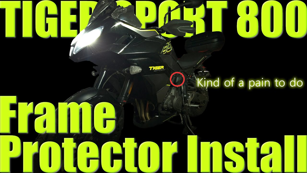 Установка защиты рамы Tiger Sport 800