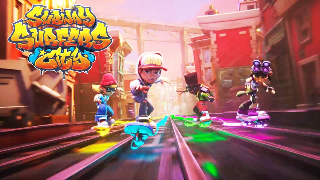 Subway Surfers 2 City - Официальный кинематографический трейлер (анимация) Все персонажи разблоки...