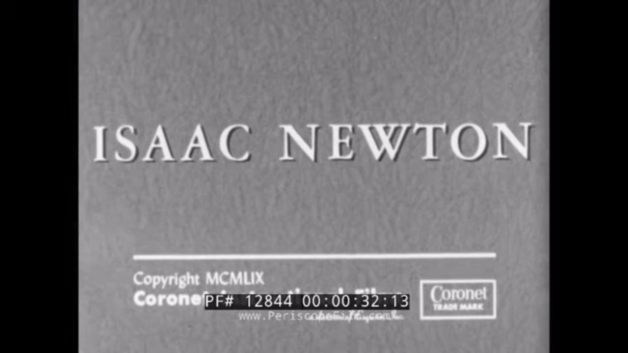 1959 BIOGRAPHY OF SIR ISAAC NEWTON  CAMBRIDGE UNIVERSITY  MATHEMATICS & NATURAL SCIENCE PH12844