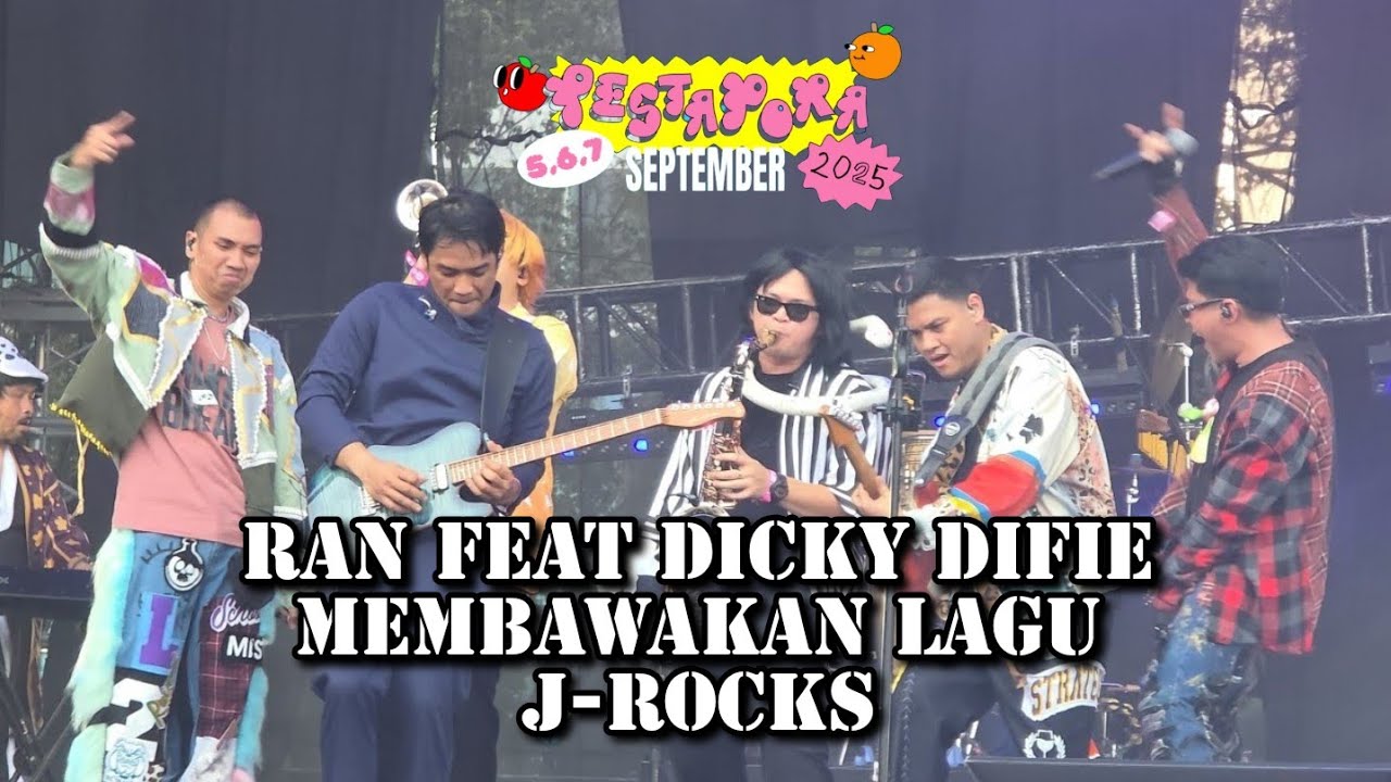 FULL! RAN Bawain Lagu J-Rocks + Dicky Difie Surprise di Pestapora 2025 🎸🔥