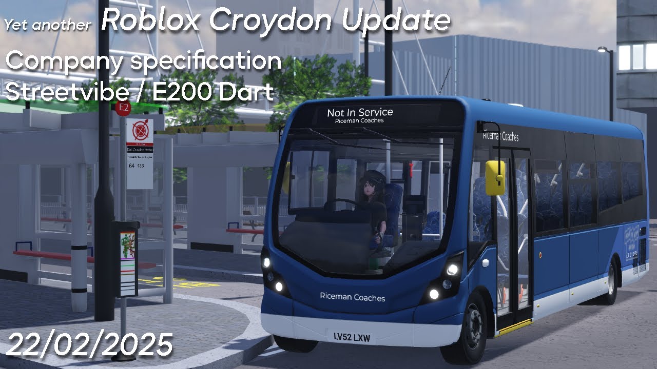 Roblox Croydon: Company Streetvibe and Enviro 200 Dart