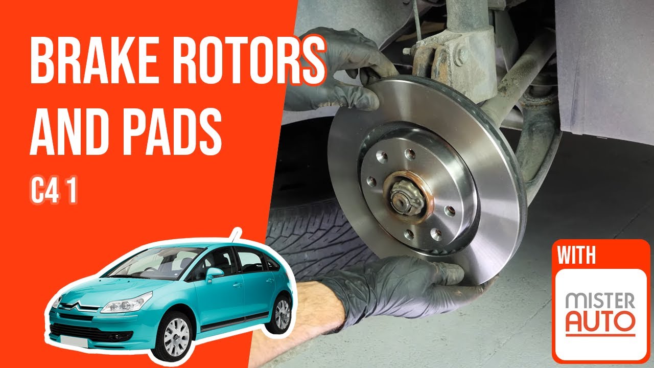 How to replace the front brake discs and pads C4 mk1 🚗