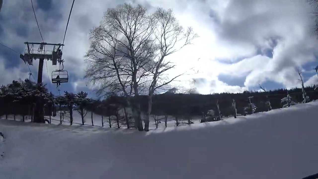 2025/12/13 (土) 白樺高原国際スキー場 朝の様子 2025-26 オープン初日　HDR-AS200V