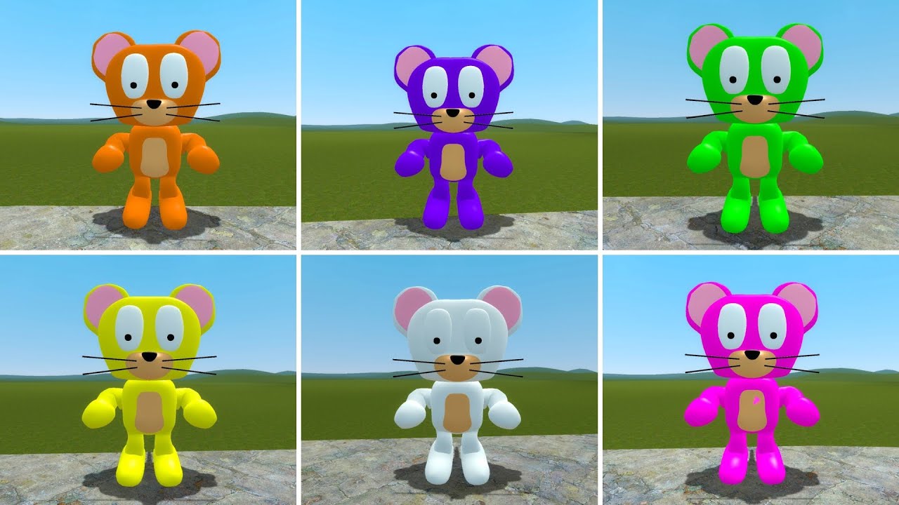 PLAYING AS COLORFUL JERRY 3D MEMES [ Garry's Mod ]