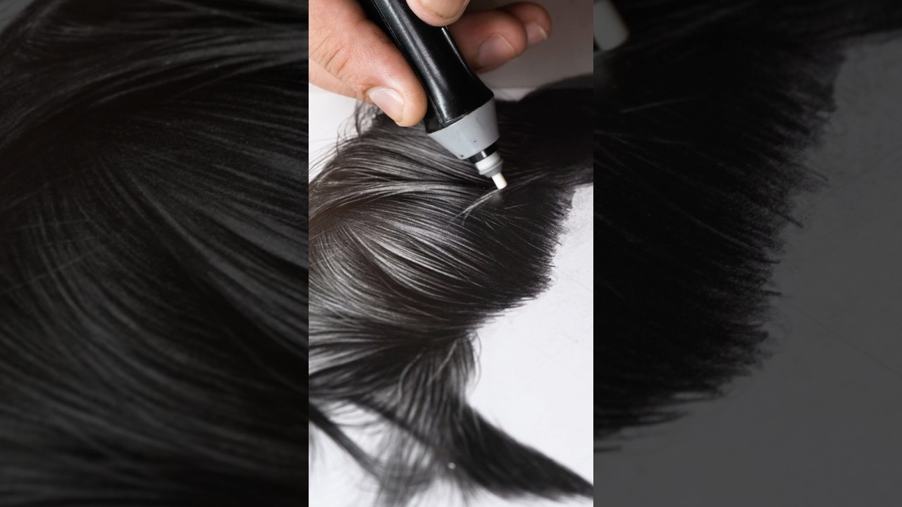 Draw Realistic Hair with Me😍