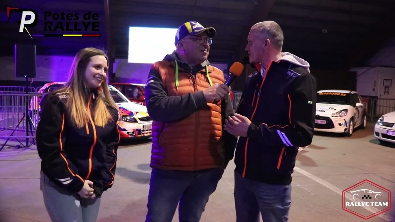 interview M COURBOIS Rallye de Hannut 2024