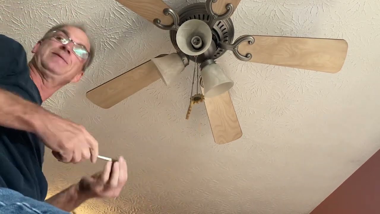 How to repair a bad Harbor Breeze ceiling fan and light fixture