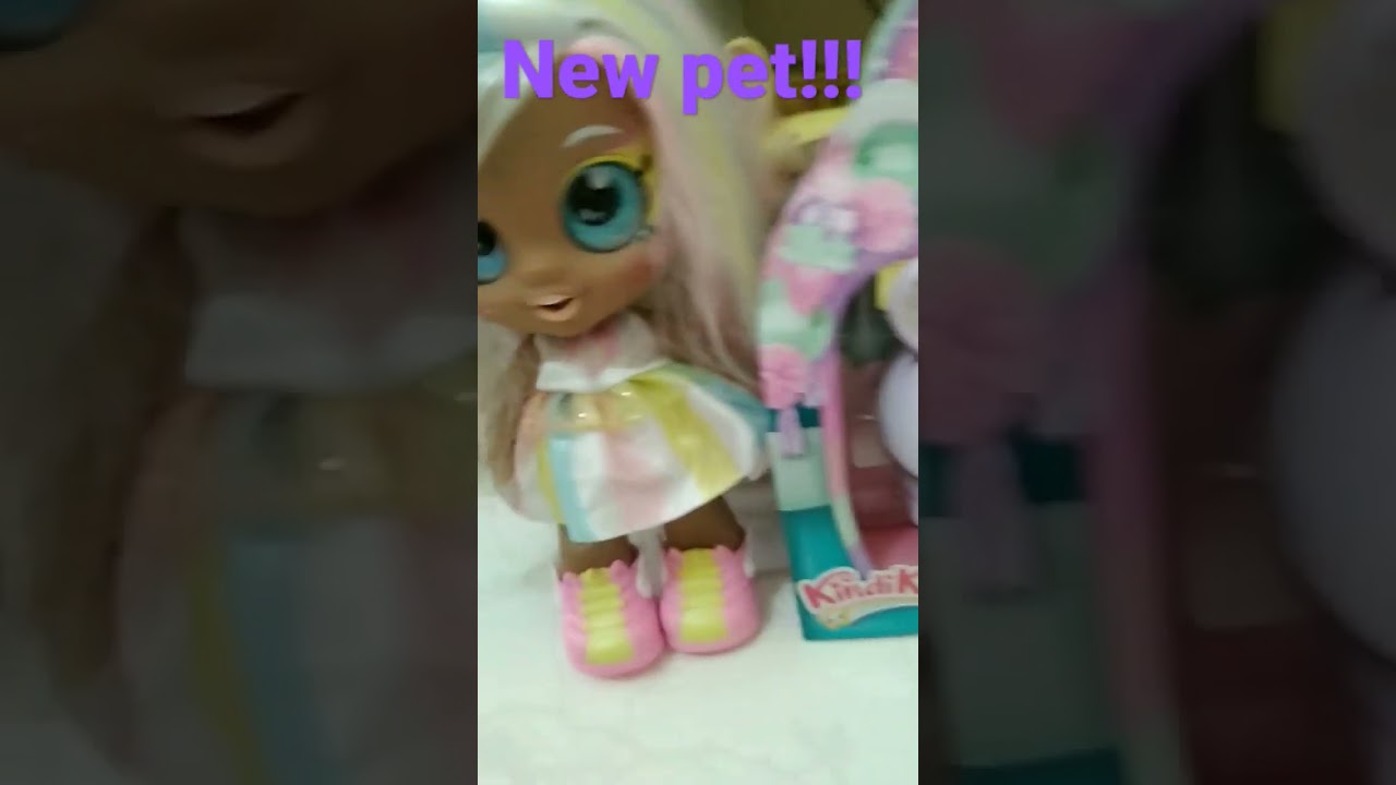 I got the brand new kindi kid pet popsie mint bunny!!!!!