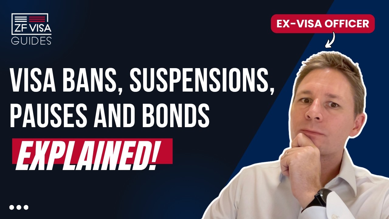 Visa Bans, Suspensions, Pauses and Bonds Explained!