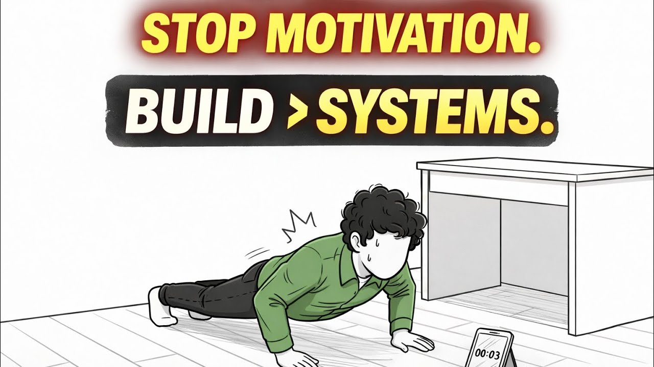 Stop Chasing Motivation — Build These 5 “Lazy” Systems Instead