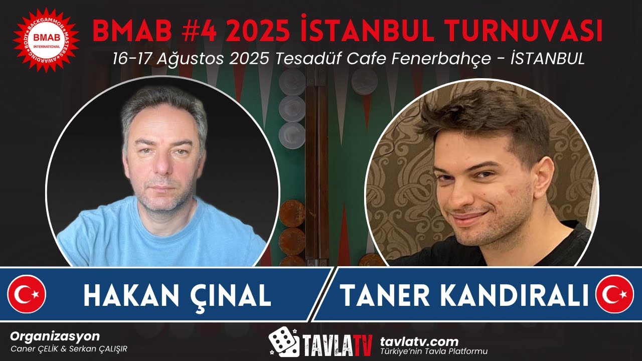 Hakan ÇINAL - Taner KANDIRALI (1) | BMAB #4 İstanbul Turnuvası 2025