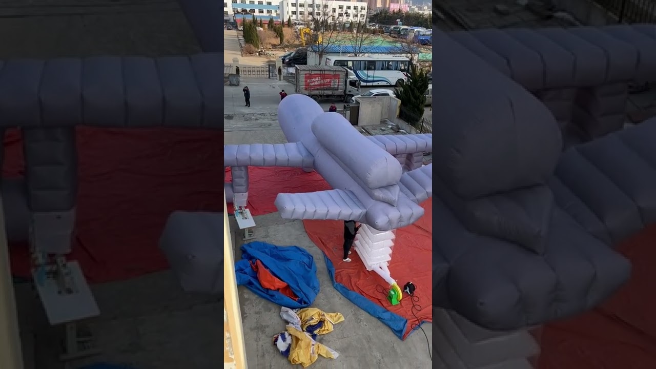 Giant customized inflatable plane#inflatable #advertising #event #party