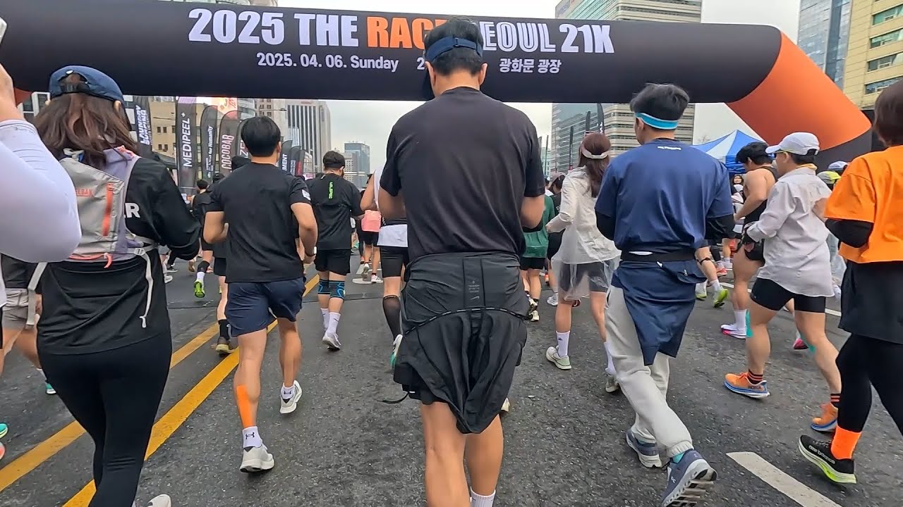 2025 THE RACE SEOUL 21K HALF MARATHON | 더레이스서울 21K 하프마라톤 | 382th Running (4/6/2025)