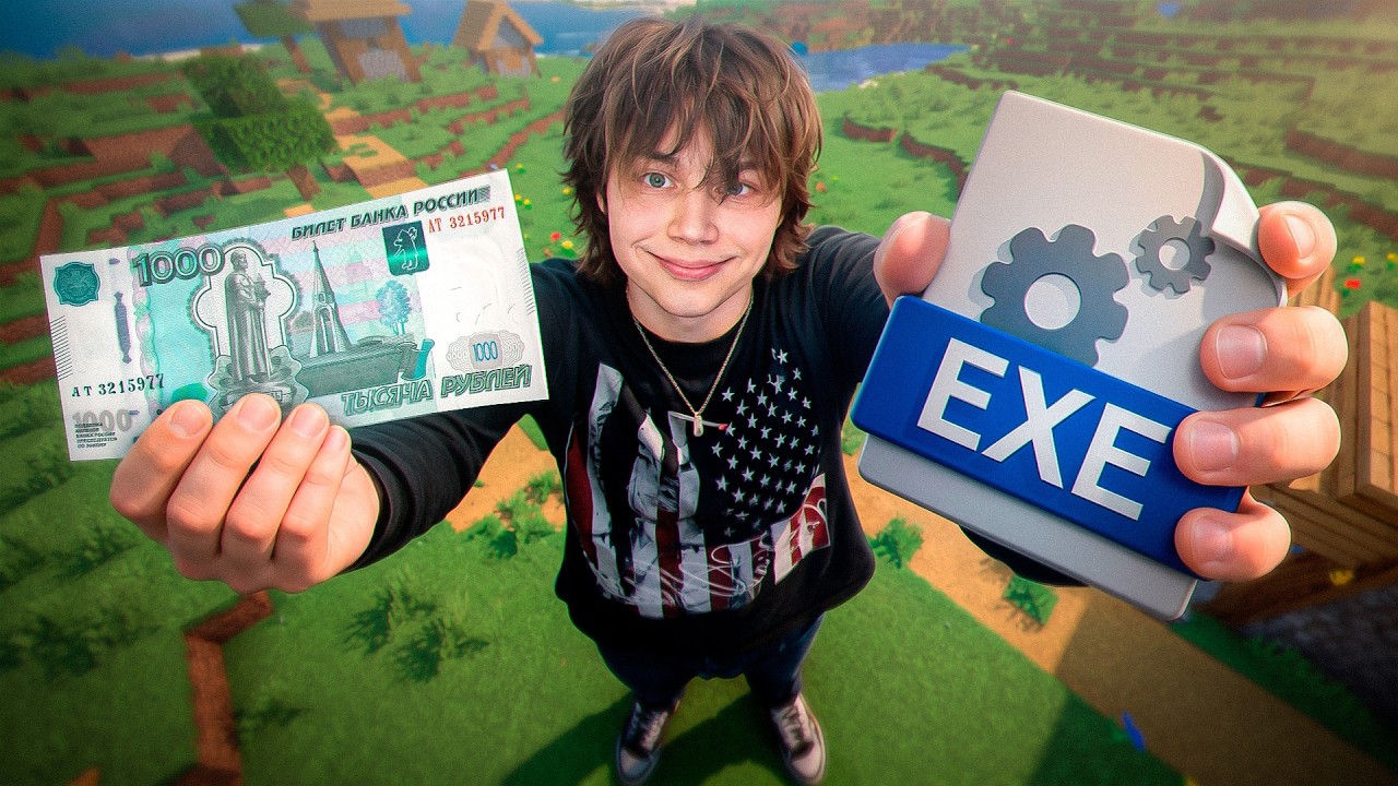 I Have 24 HOURS and CHEATS to MAKE 1000₽ on Minecraft Anarchy!