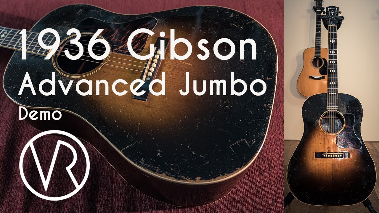1936 Gibson  AJ Advanced Jumbo / Demo / The Fellowship Of Acoustics / VintageandRare.com