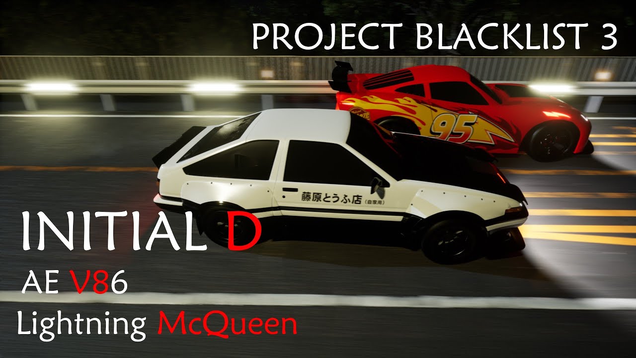Initial D Project BLACKLIST 3 [Unreal Engine 5 Cinematic]