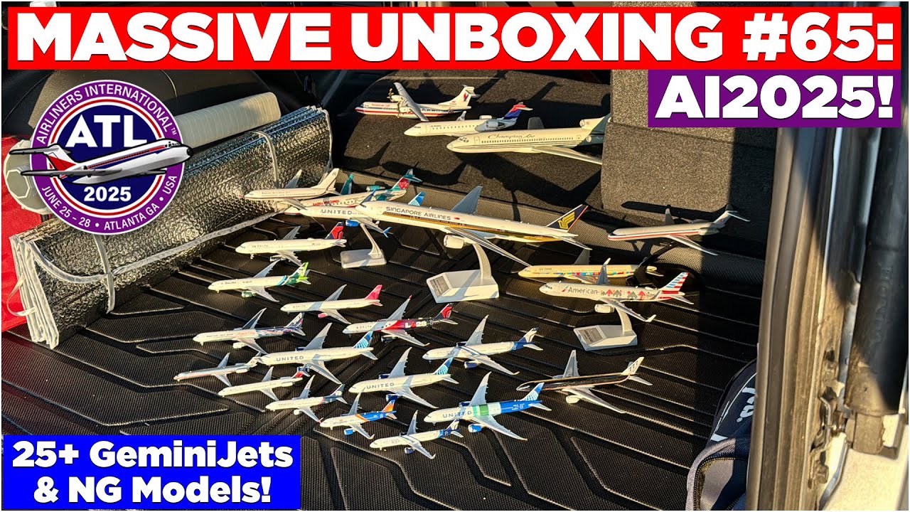 25+ GEMINIJETS MODEL UNBOXING! | Massive Unboxing #65 (AI2025!)