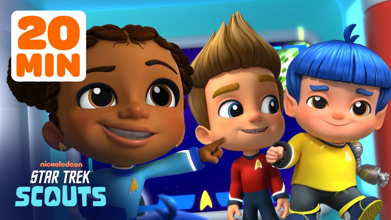 Star Trek Scouts Blast GIANT Asteroids in Outer Space! 💥 #4 | 20 Minutes | Nick Jr.