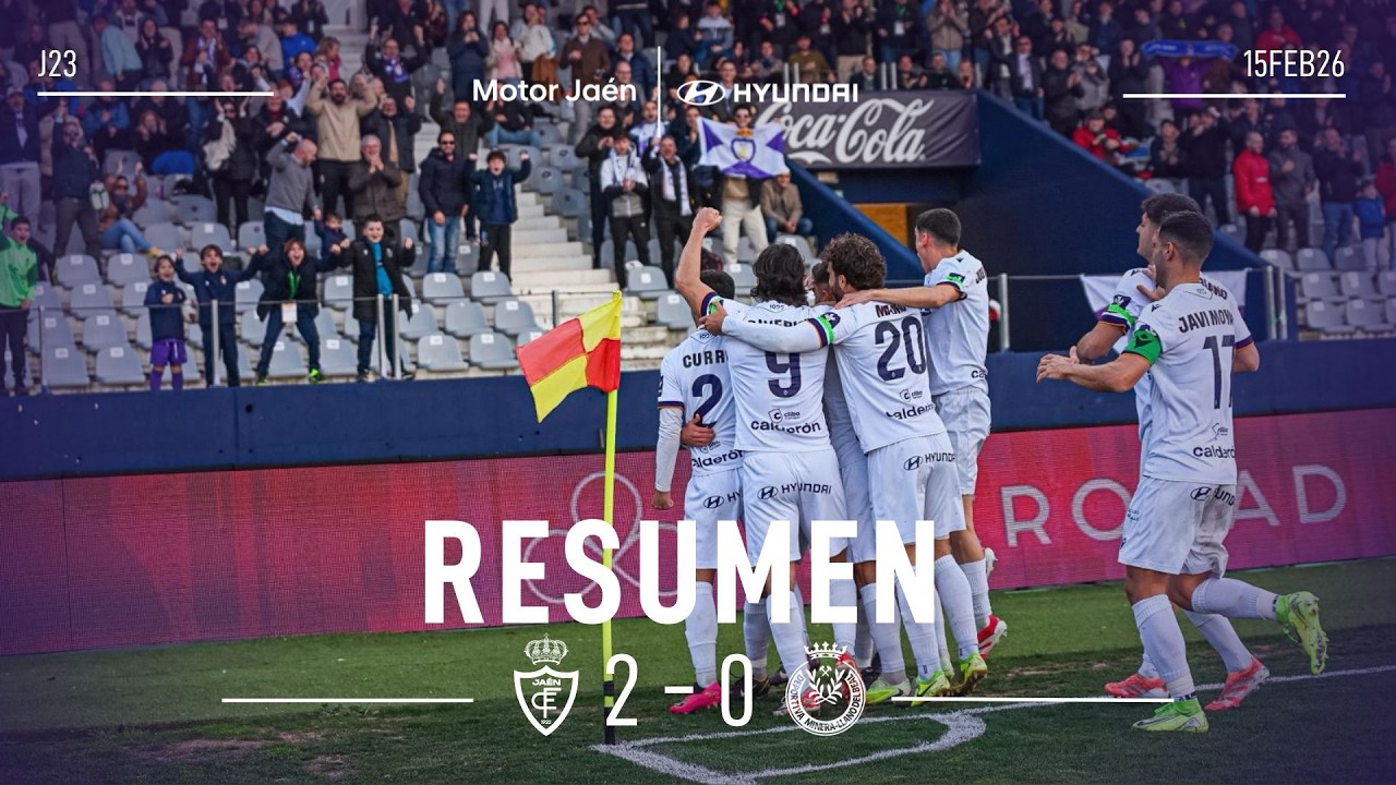 RESÚMEN Real Jaén C.F.  2 - 0 Deportiva Minera