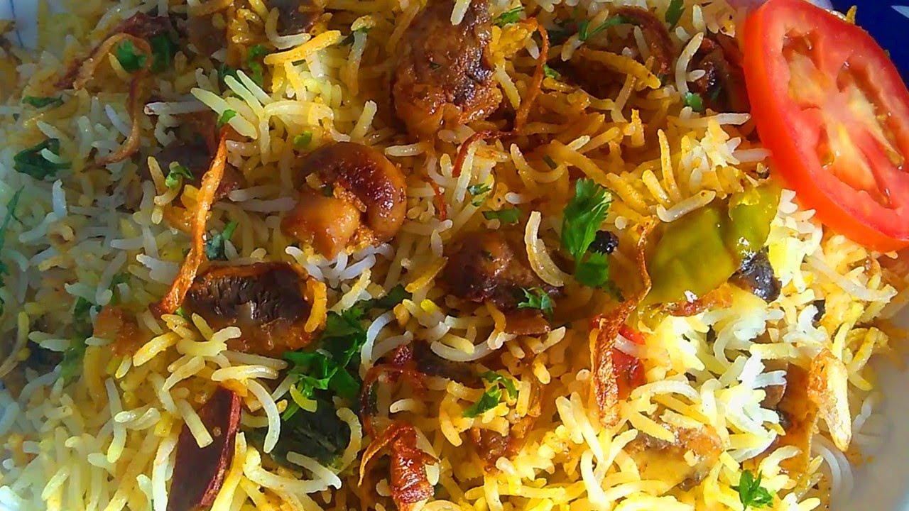 Weekend Special Mushroom Dum Biryani | Easy Mushroom Biryani | Indian Tadka