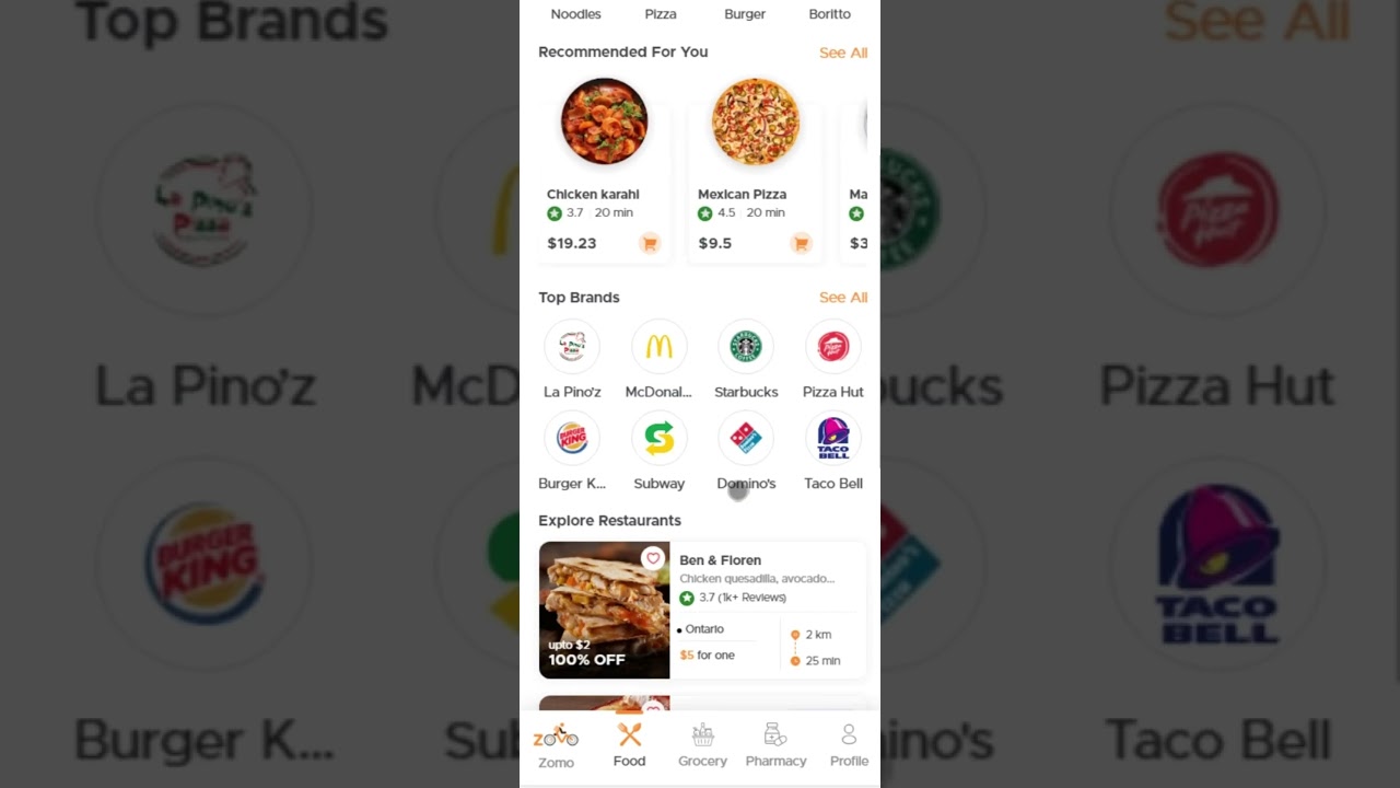 Online Organic Food Delivery & Grocery Market Mobile PWA Html Template 