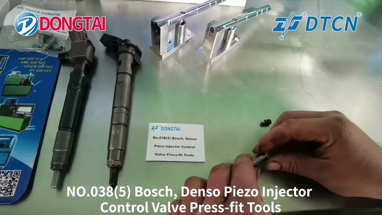 No,038(5) Bosch, Denso piezo injector control valve press fit tools