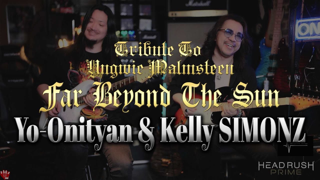 Tribute to Yngwie Malmsteen with @Yo_Onityan  ”Far Beyond The Sun” #yngwiemalmsteen #kellysimonz