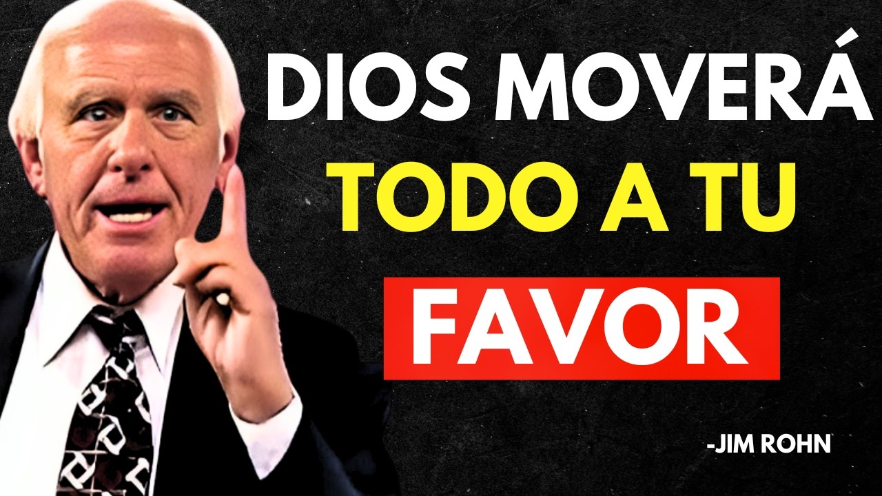 DEJA QUE DIOS TENGA EL CONTROL DE TU VIDA, CONFÍA EN SUS TIEMPOS - Jim Rohn Discurso Motivacional