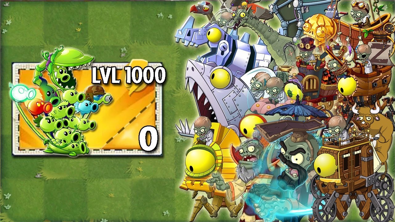 All Pea Plants VS All Zombots - Which Zombots 's Stronger - Pvz 2 Zomboss Battlez