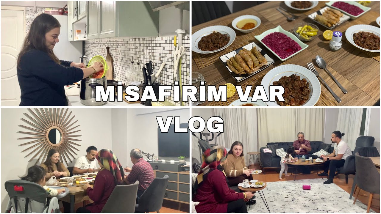 Uzun Zaman Sonra Kaynanamlar Geldi ! | Mutfaktan Çıkamadım 😅 Akşam Menüsü, Hediyeler &Keyifli Sohbet